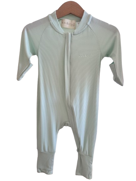 Light Weight Eco-Jumpsuit | Mint Green