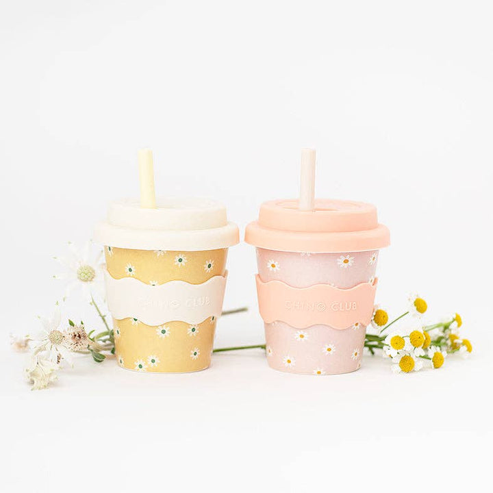 Babychino Cup | 4oz - Yellow Daisy