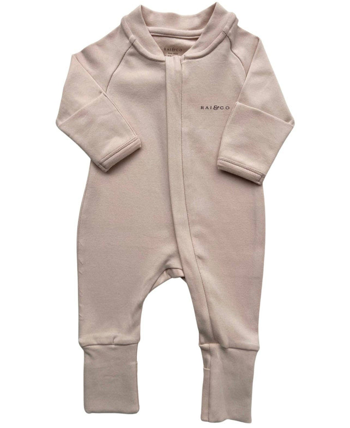 Apple Jumpsuit - Baby Pink
