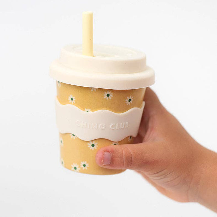 Babychino Cup | 4oz - Yellow Daisy