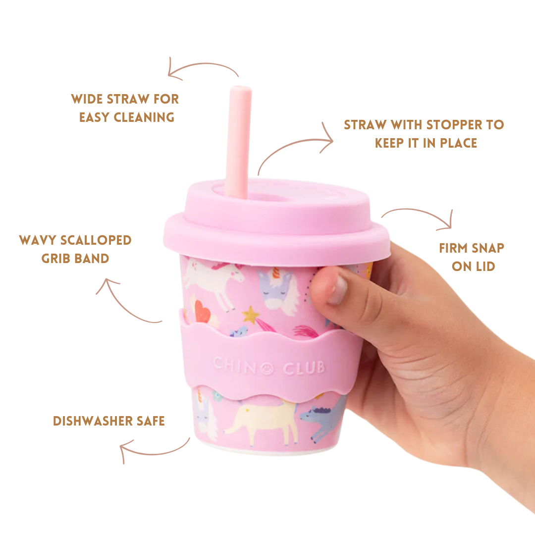 Babychino Cup | 4oz - Pink Unicorn