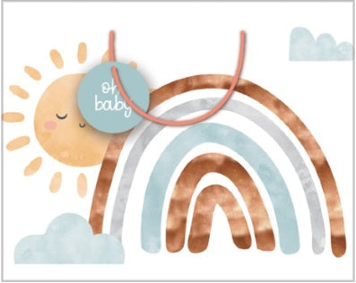 Gift Bag | Jumbo - Baby Rainbow
