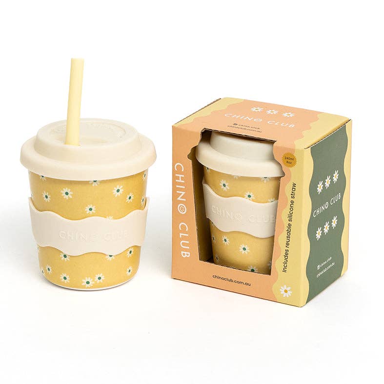 Kids Keep Cup | 8oz - Yellow Daisy