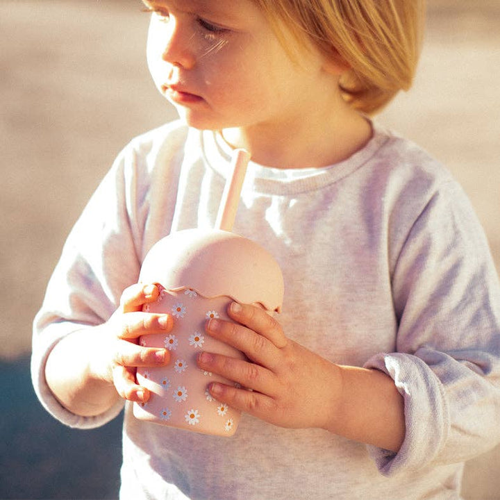 Mini Smoothie Cup | 200ml - Pink Daisy