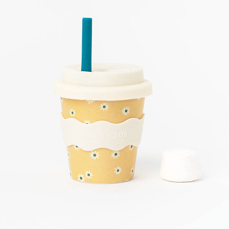 Babychino Cup | 4oz - Yellow Daisy