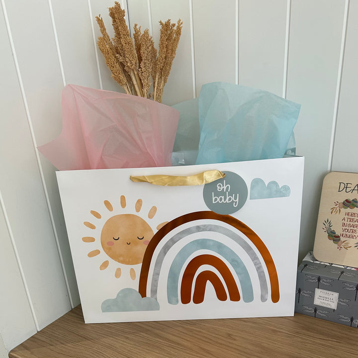 Gift Bag | Jumbo - Baby Rainbow