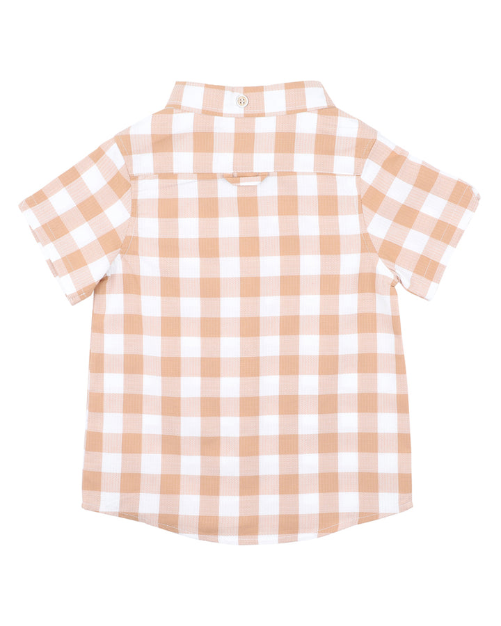 Shirt | Lion - Caramel Check
