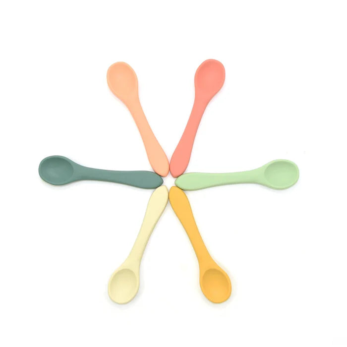 2pk Silicone Baby Spoons