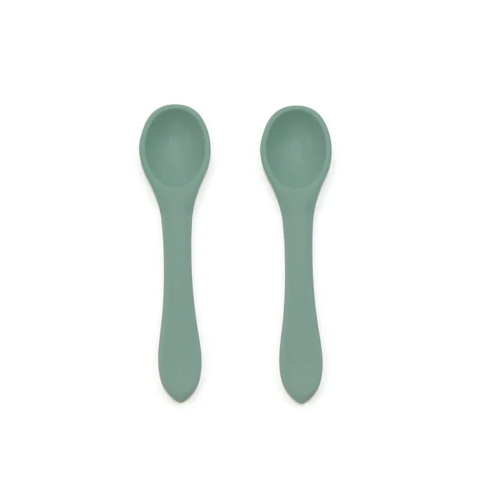 2pk Silicone Baby Spoons