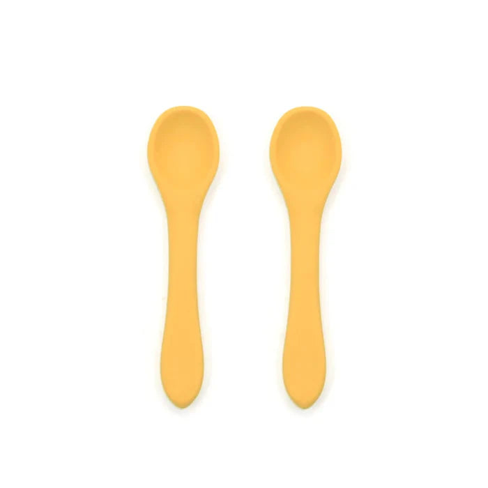 2pk Silicone Baby Spoons