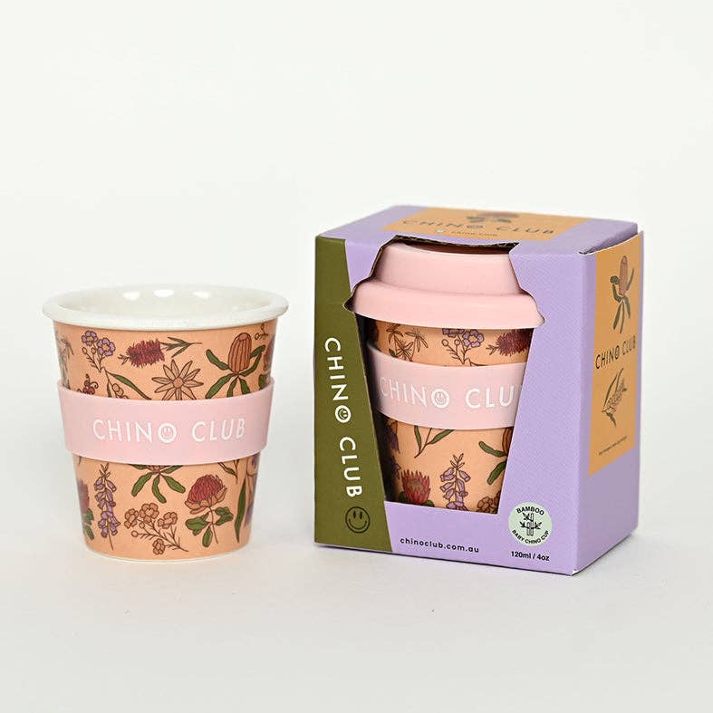Babychino Cup | 4oz - Australian Wildflowers