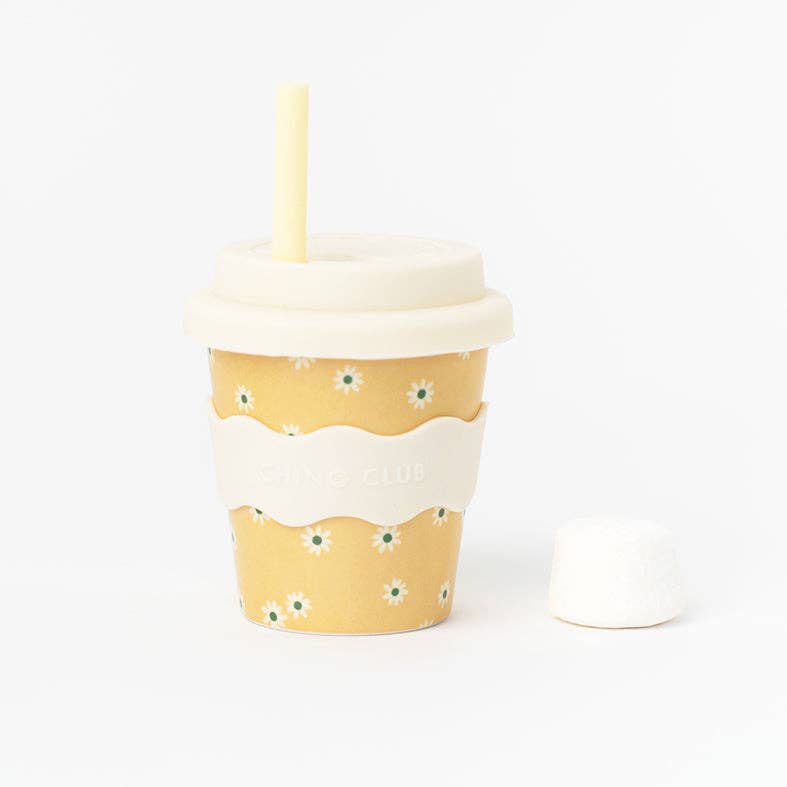 Babychino Cup | 4oz - Yellow Daisy