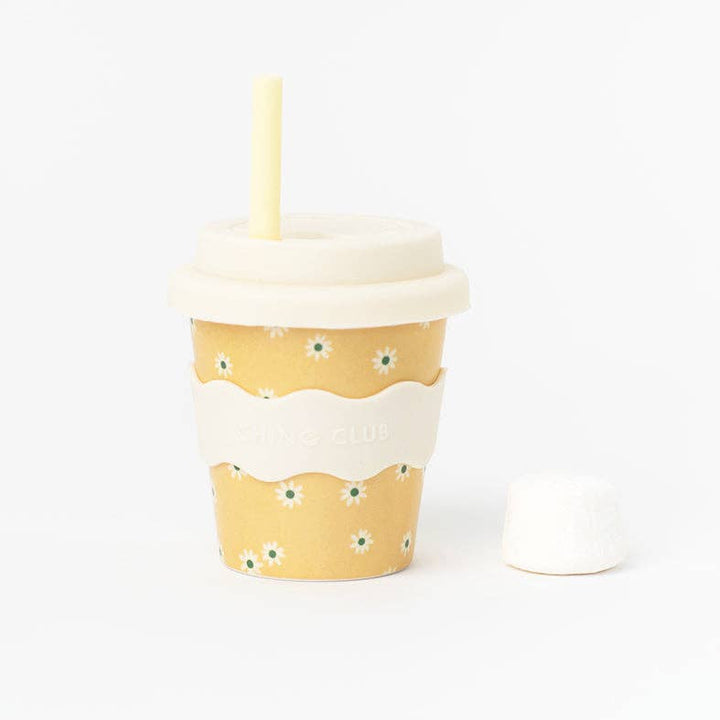 Babychino Cup | 4oz - Yellow Daisy