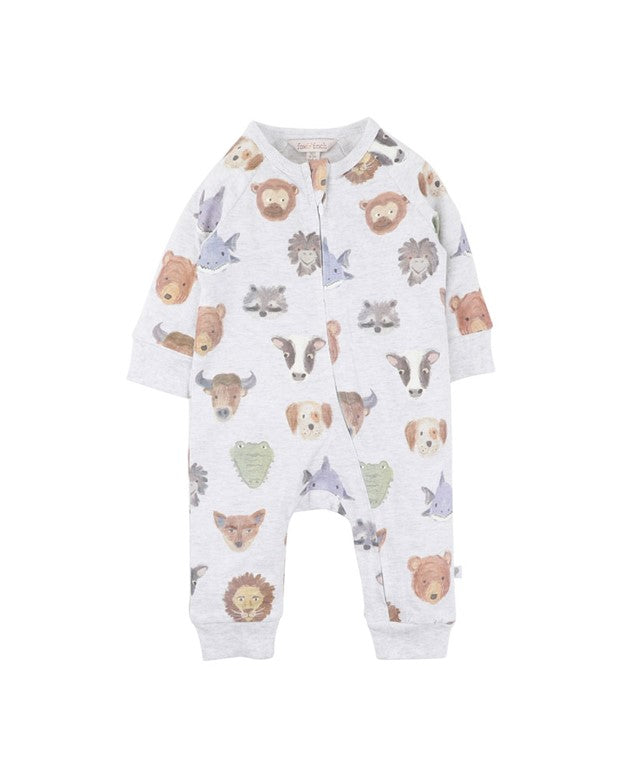 Romper | LS Zip - Wildlings