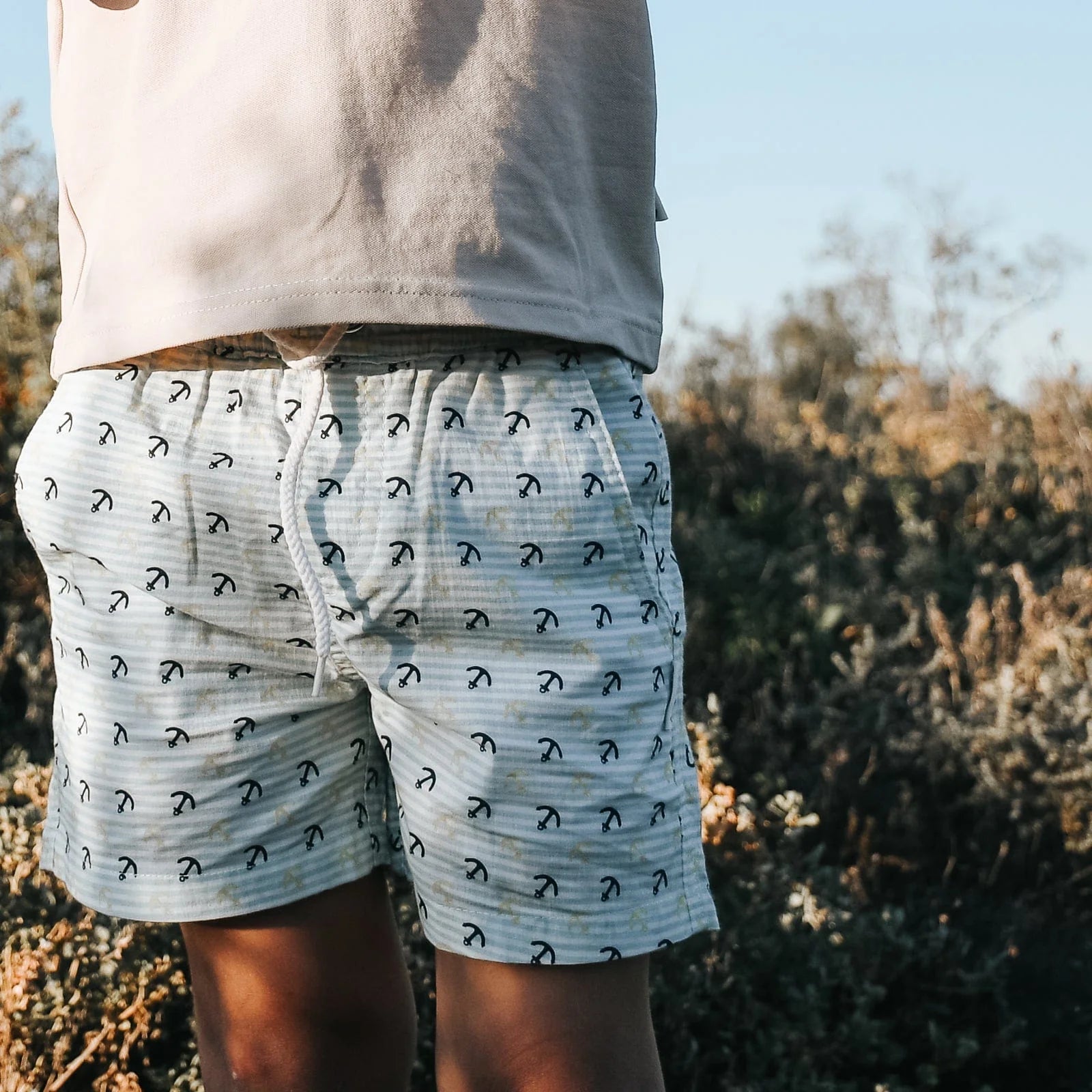 Shorts | Sonny - Coastal Anchors – Fred Peanut Kids Boutique - What Is The Name Sonny Short For