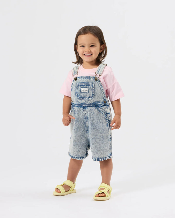 Overalls | Vintage Washed Burton - Light Denim