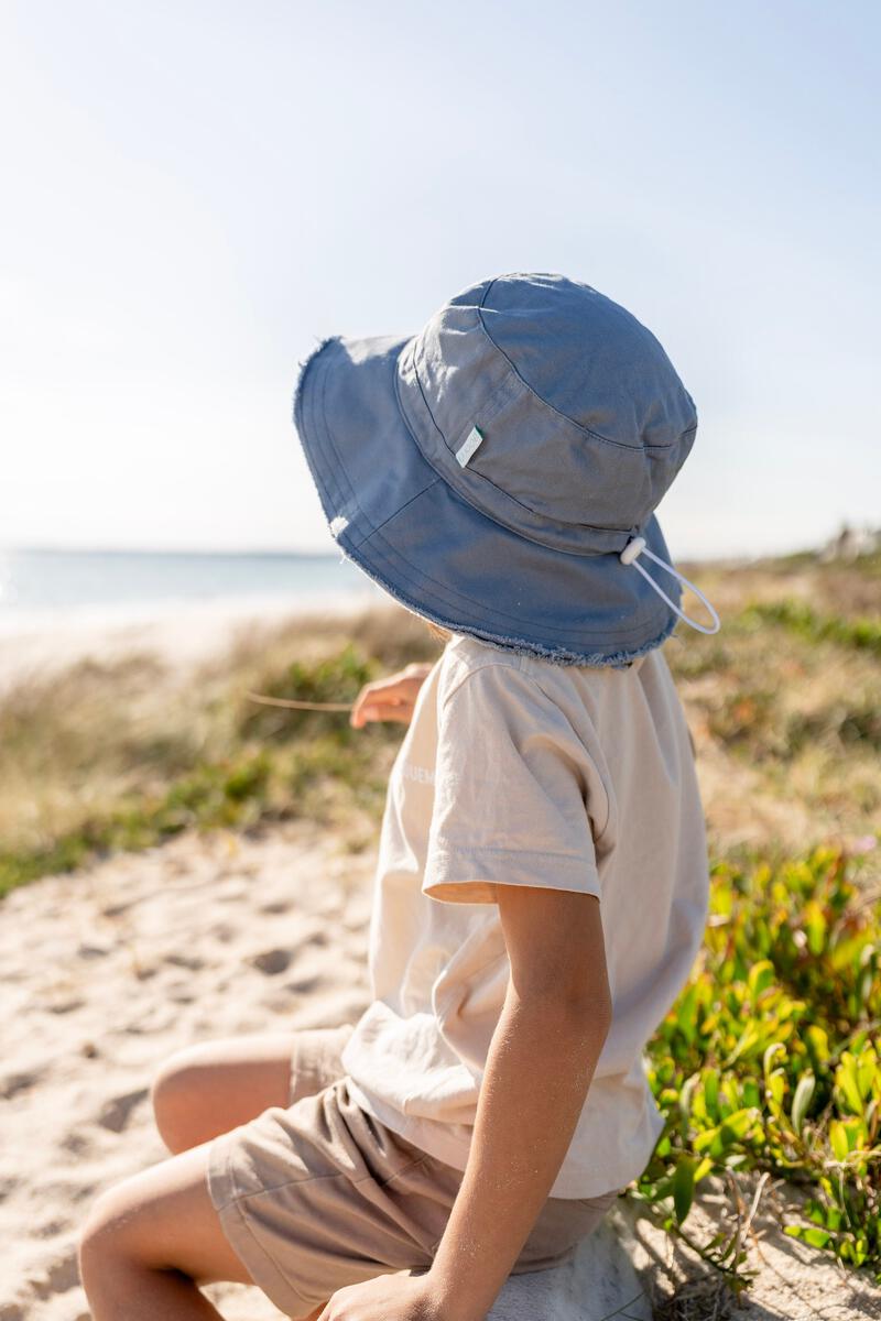 Hat | Frayed Bucket - Blue