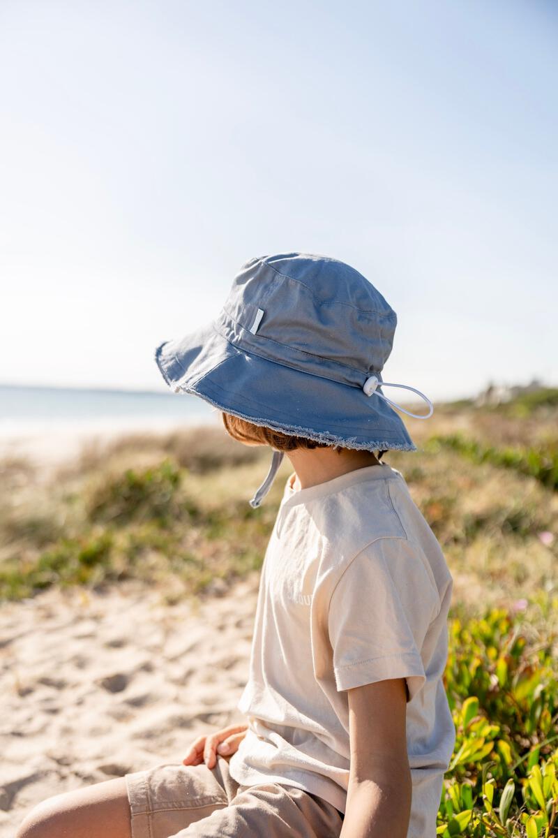 Hat | Frayed Bucket - Blue