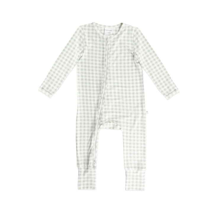 Onesie | Day or Night Long Sleeve - Sage Gingham