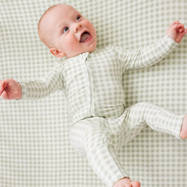 Onesie | Day or Night Long Sleeve - Sage Gingham