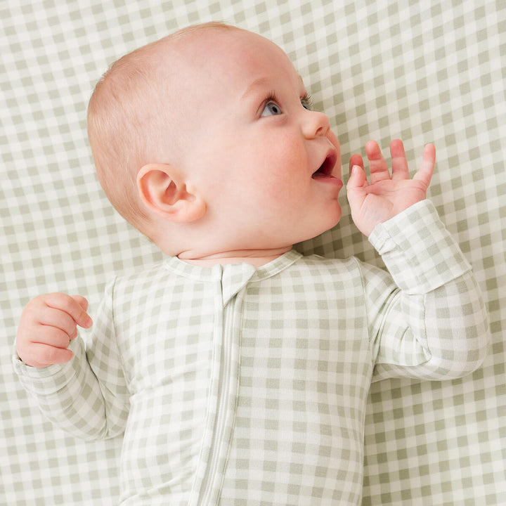 Onesie | Day or Night Long Sleeve - Sage Gingham