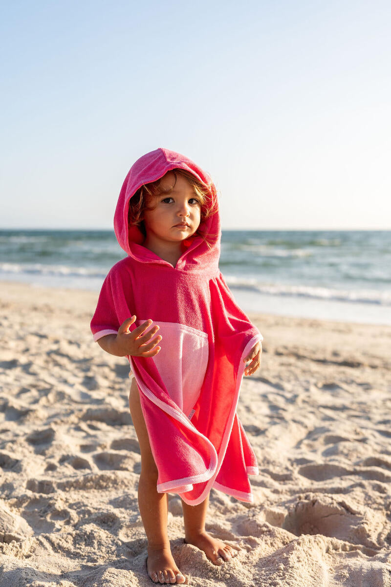 Hooded Towel | Terry - Pink