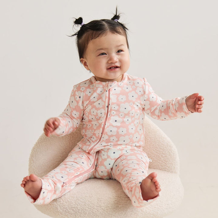 Onesie | Day or Night Long Sleeve - Petal Blooms
