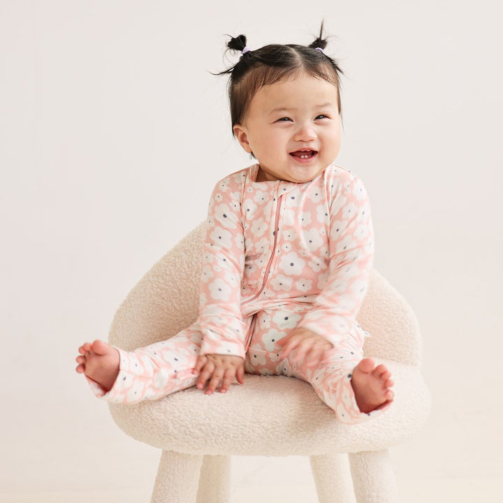 Onesie | Day or Night Long Sleeve - Petal Blooms