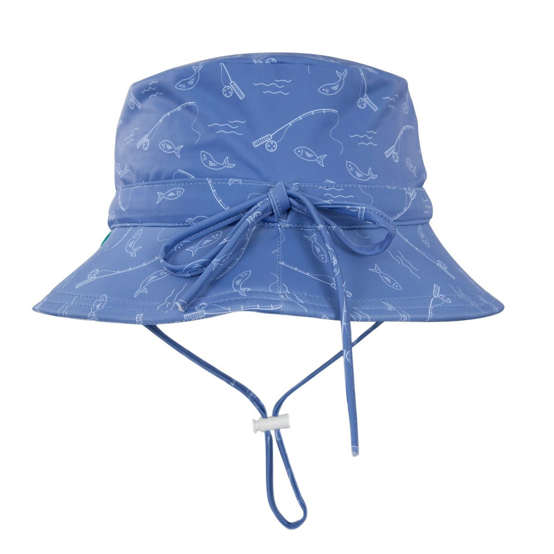Swim Hat | Wide Brim - Gone Fishing