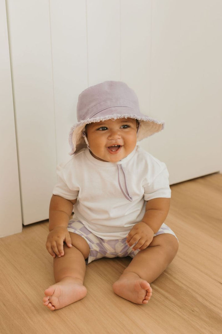 Hat | Frayed Bucket - Lavender