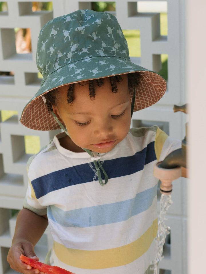 Hat | Wide Brim - Frogs