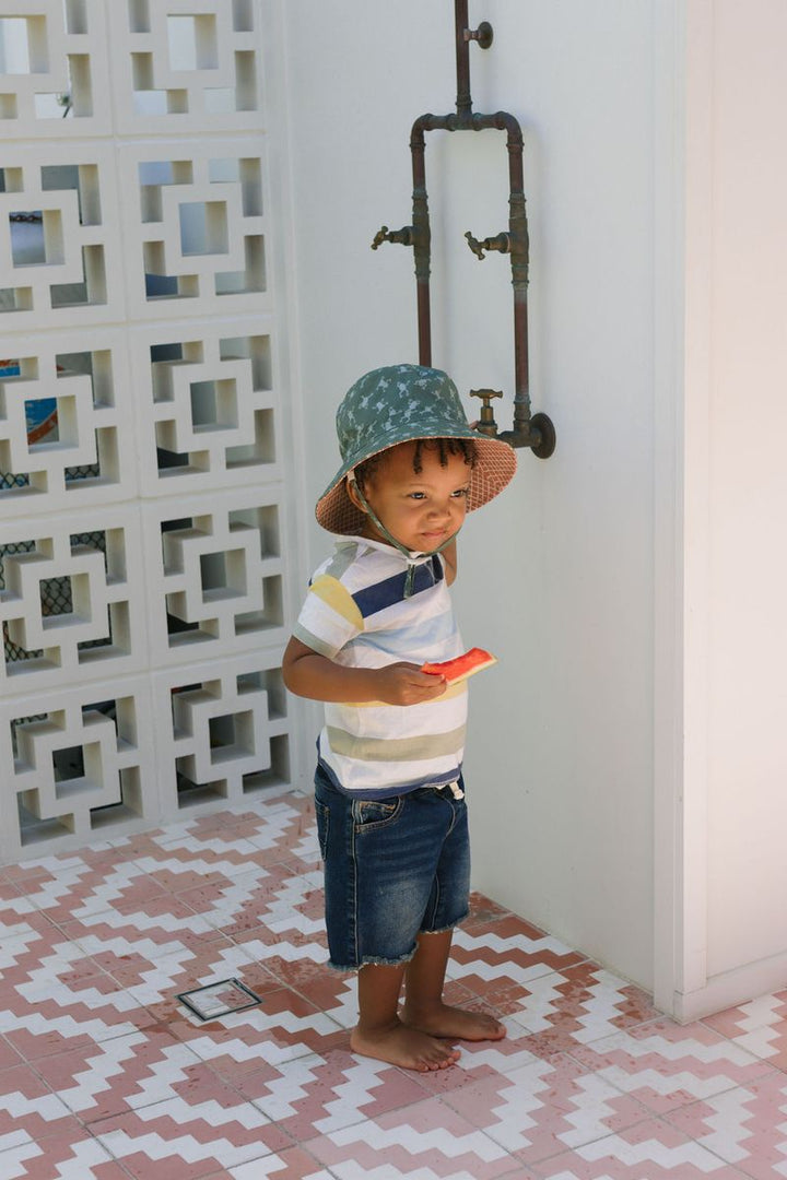 Hat | Wide Brim - Frogs