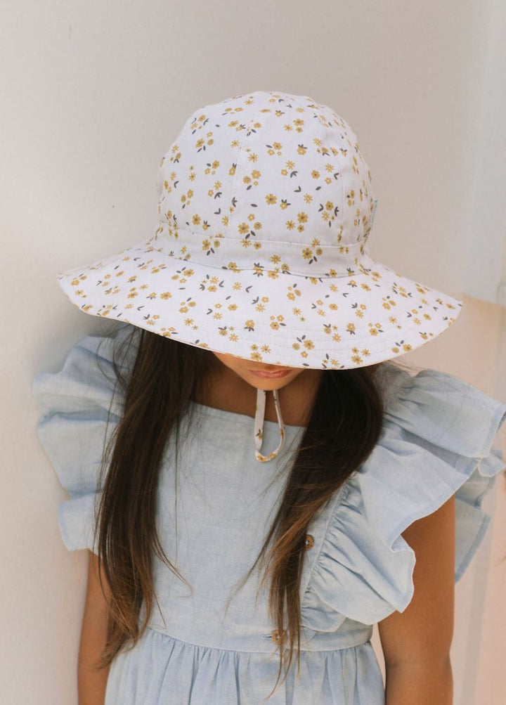 Hat | Wide Brim - Amber Blooms