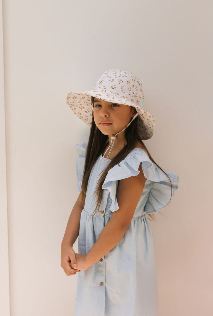 Hat | Wide Brim - Amber Blooms