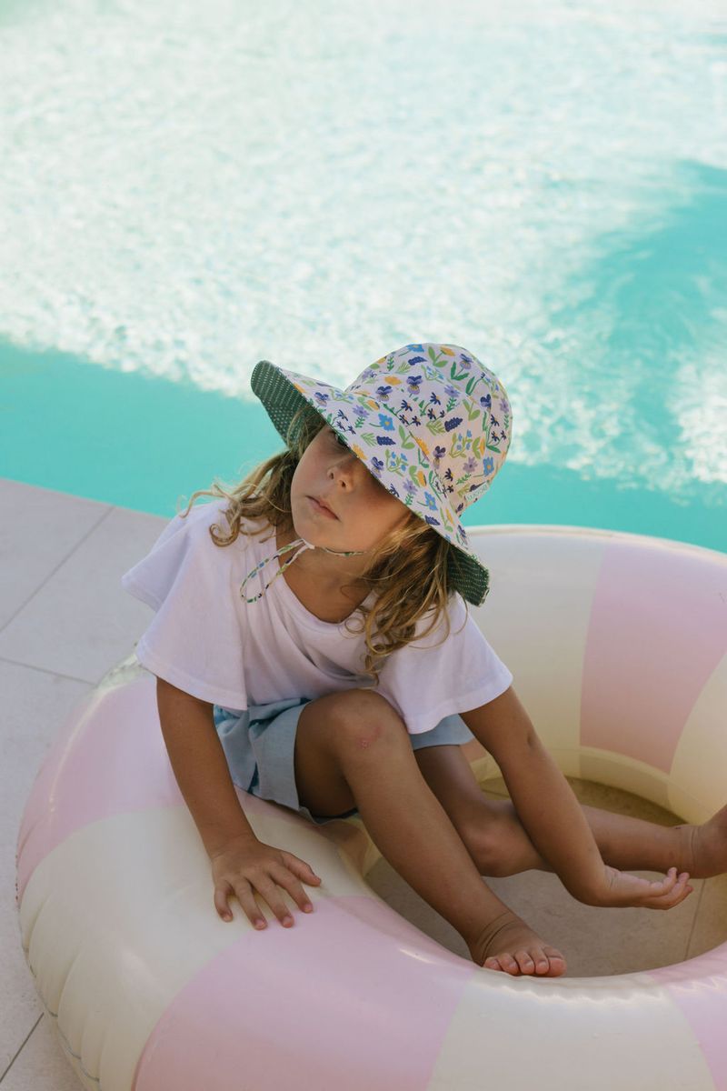 Hat | Wide Brim - Springtime
