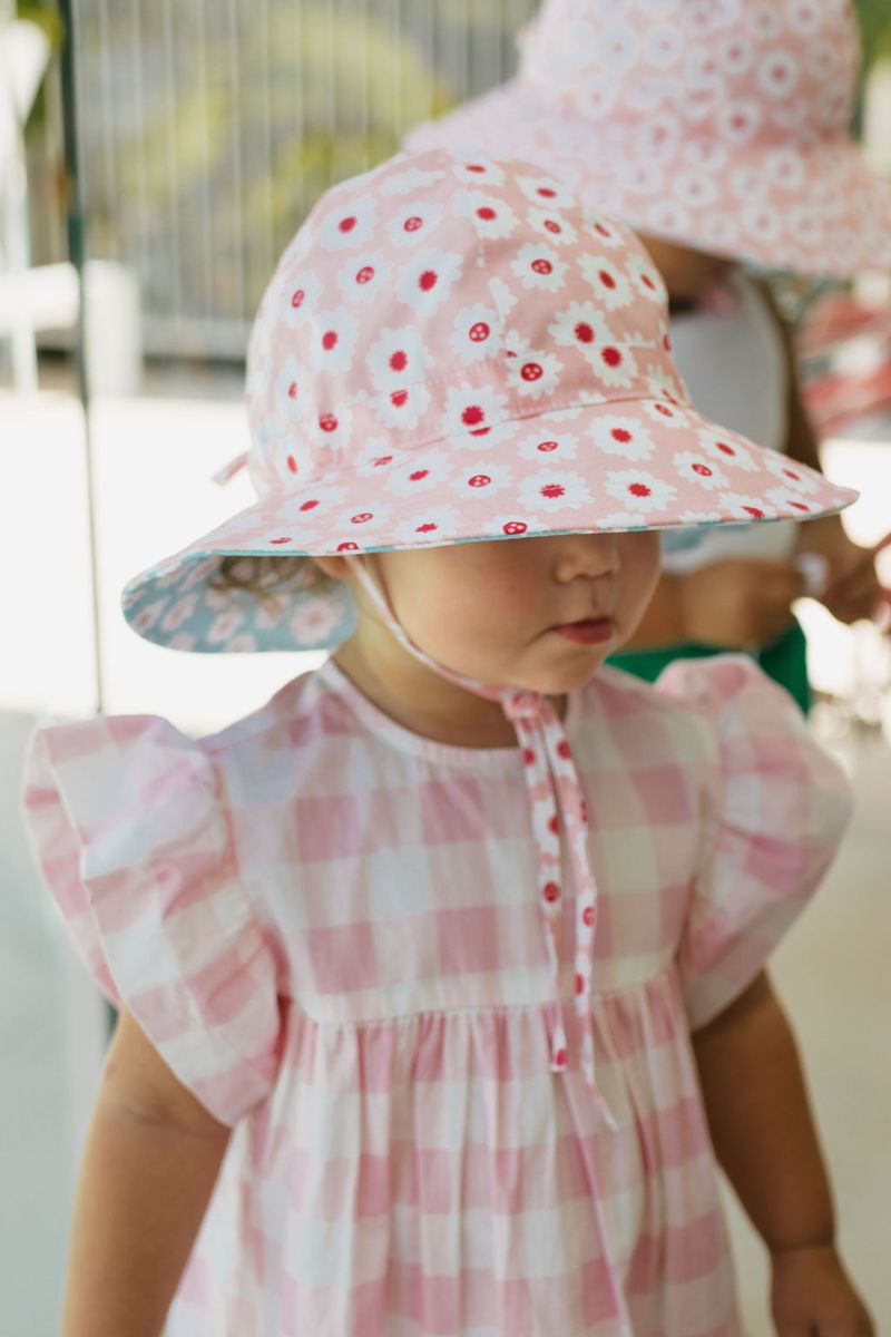 Hat | Wide Brim | Reversible - Camellia