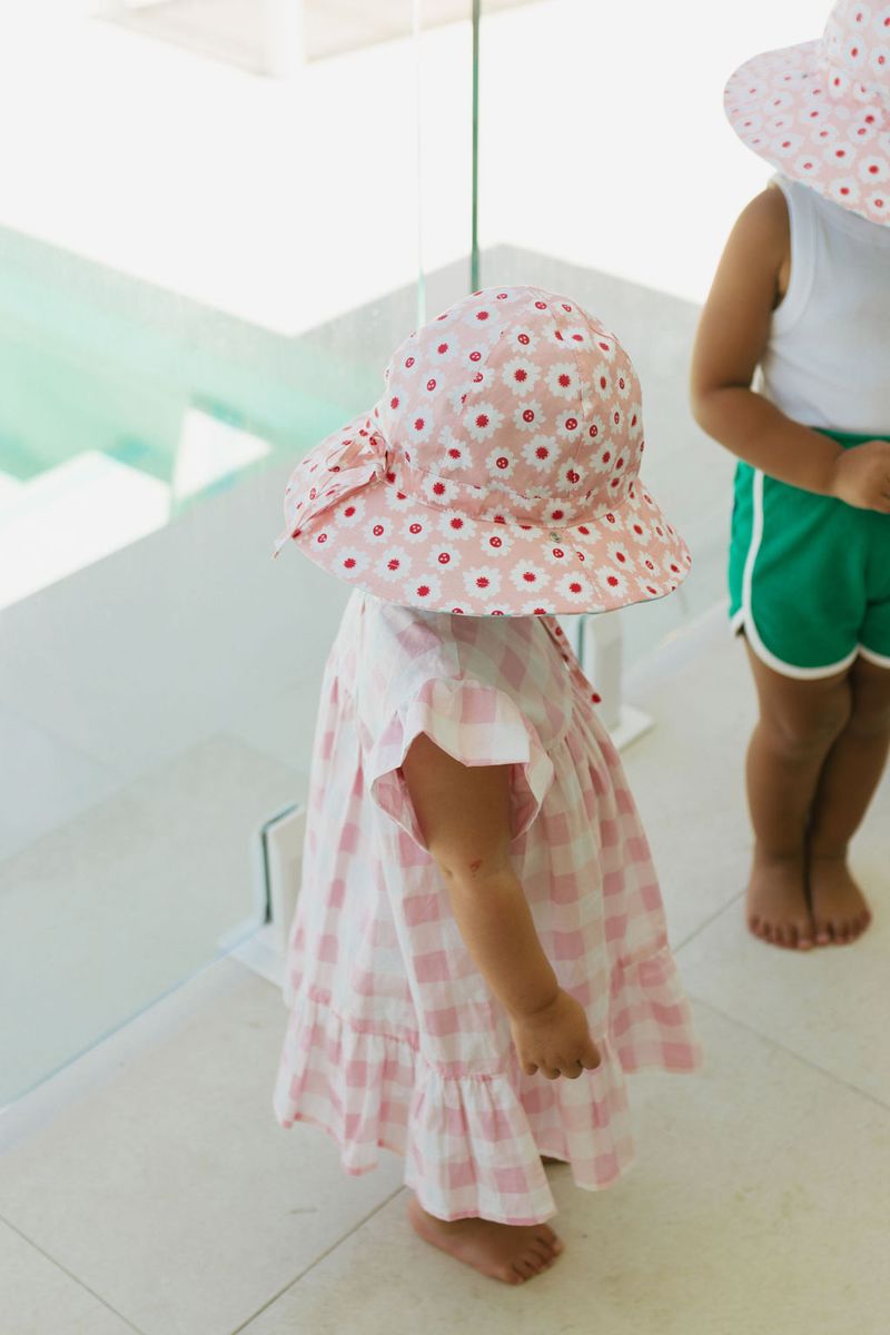 Hat | Wide Brim | Reversible - Camellia