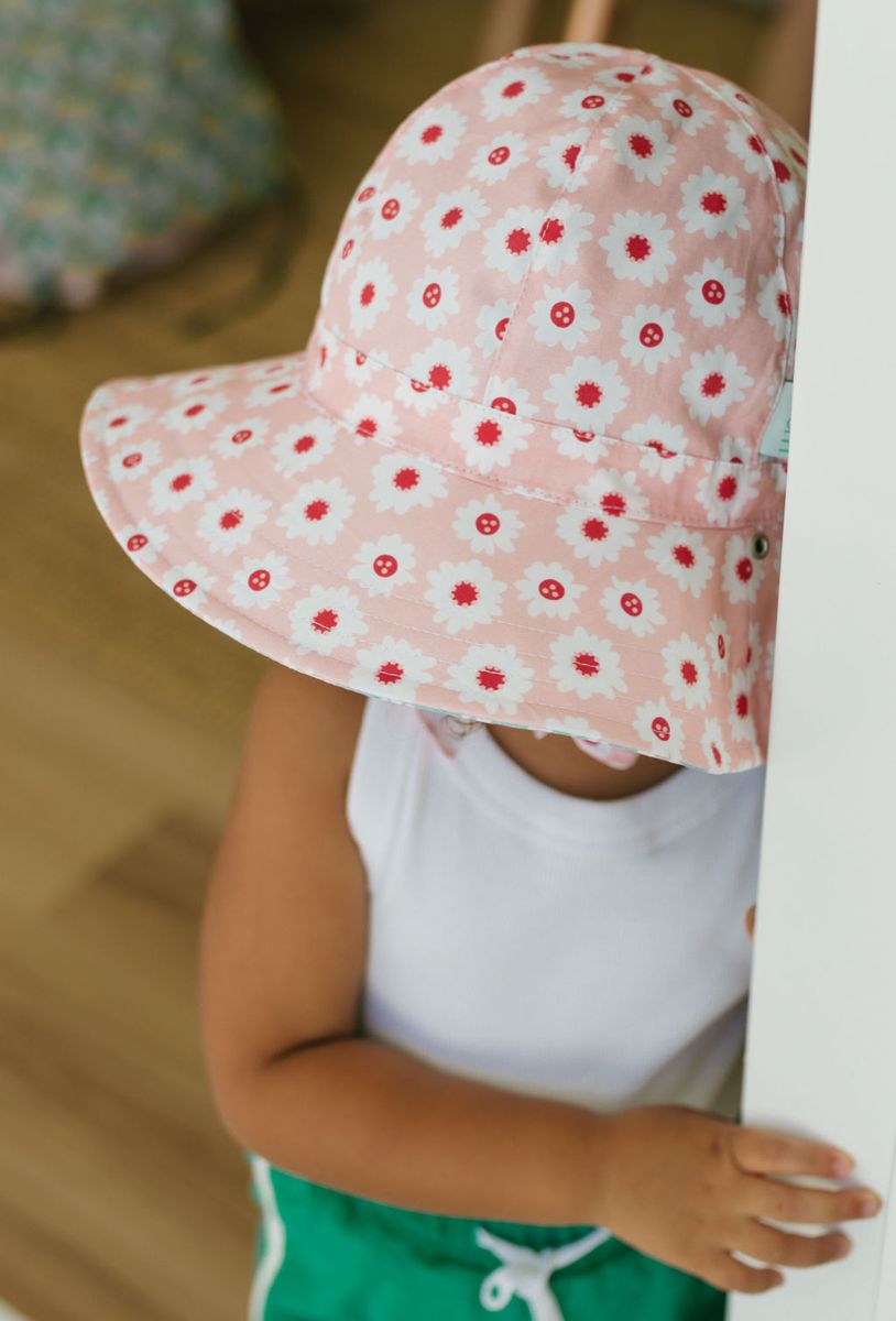 Hat | Wide Brim | Reversible - Camellia