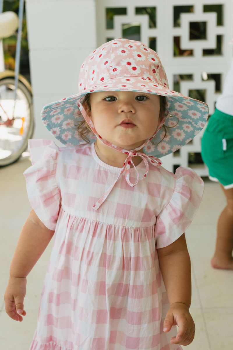 Hat | Wide Brim | Reversible - Camellia