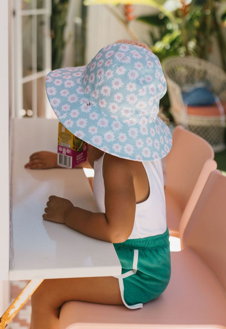 Hat | Wide Brim | Reversible - Camellia