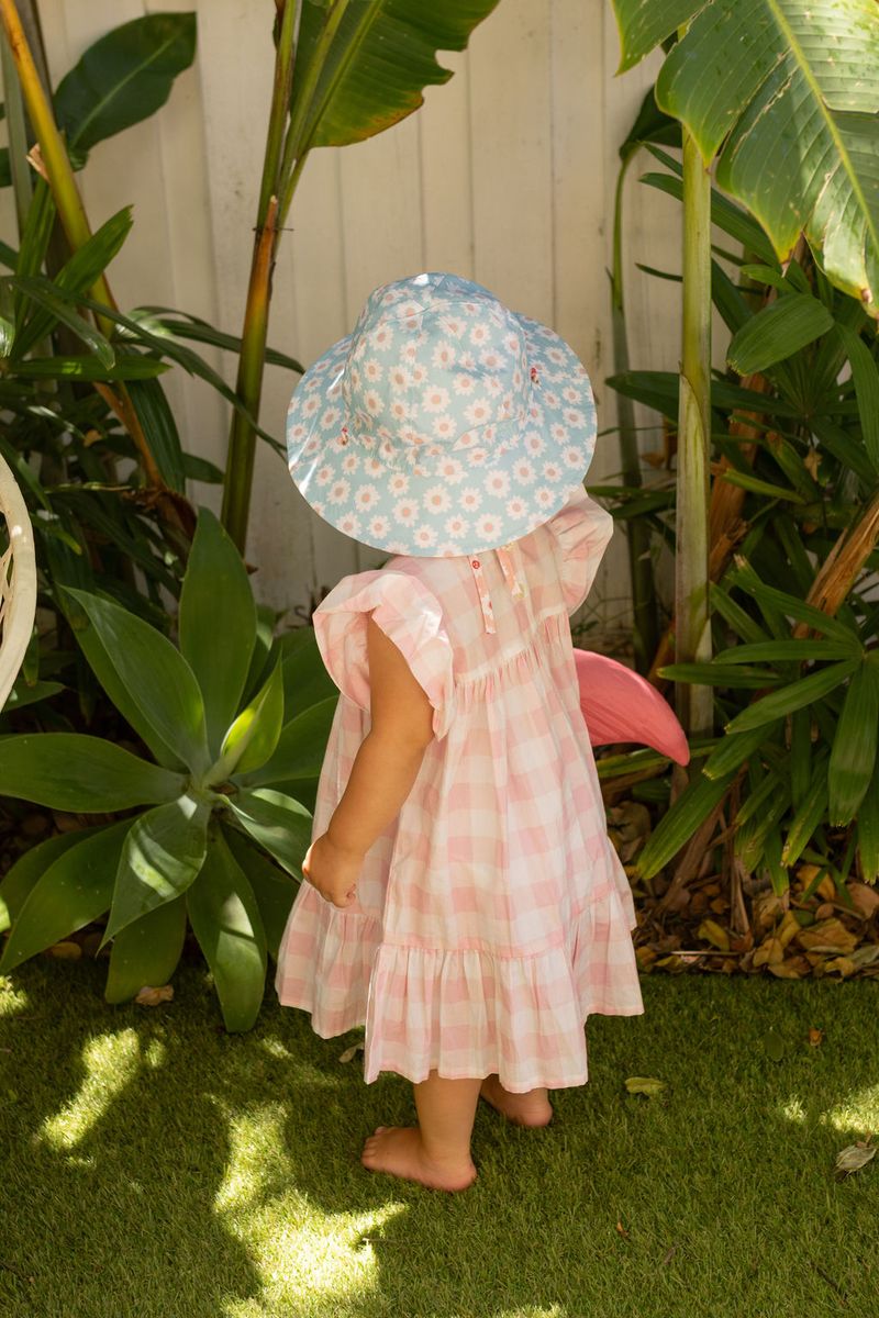 Hat | Wide Brim | Reversible - Camellia