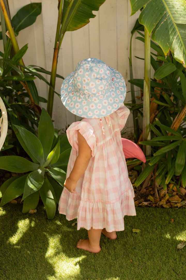 Hat | Wide Brim | Reversible - Camellia