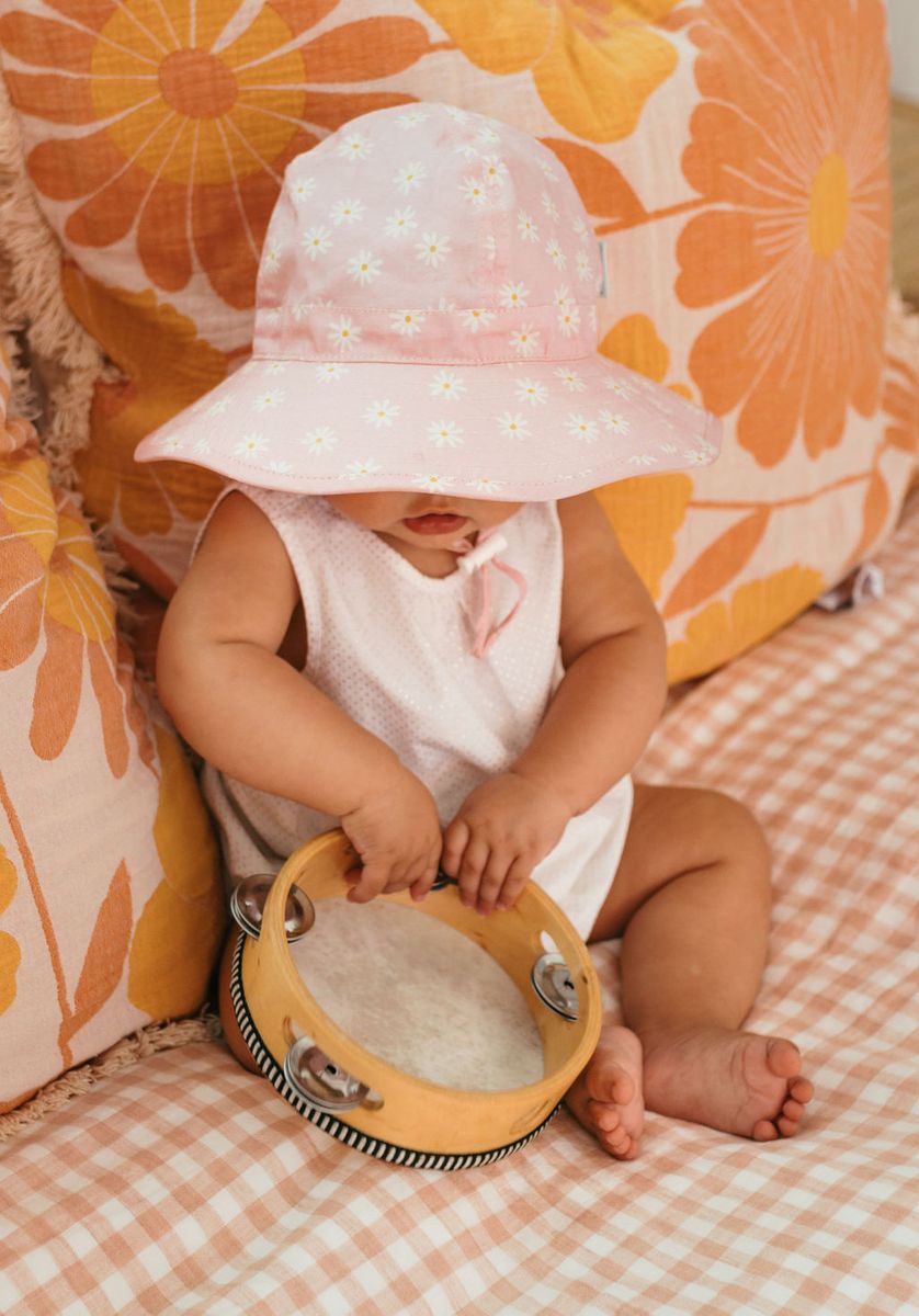 Hat | Wide Brim - Daisy Fields