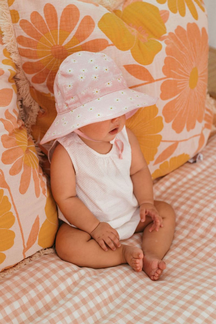 Hat | Wide Brim - Daisy Fields
