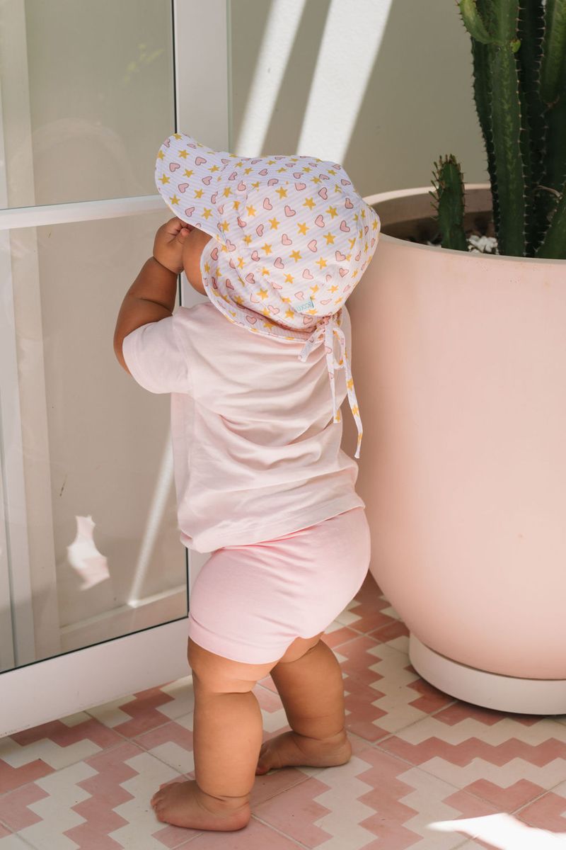 Hat | Flap - Love and Stars