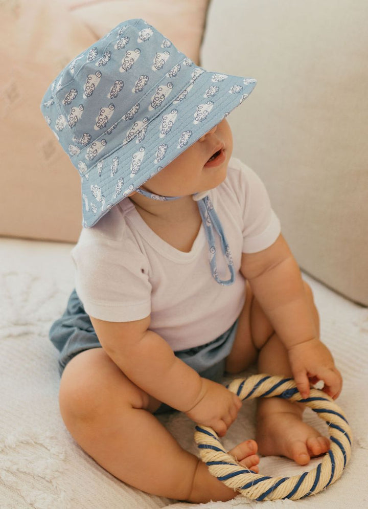 Hat | Wide Brim - Clouds