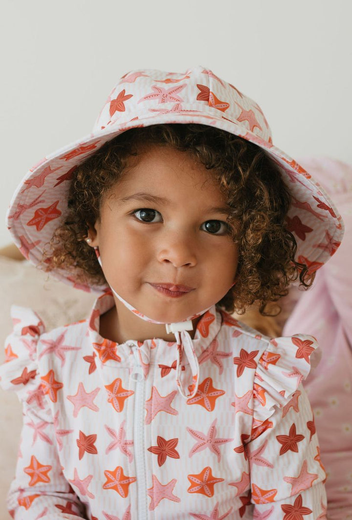 Swim Hat | Wide Brim - Starfish