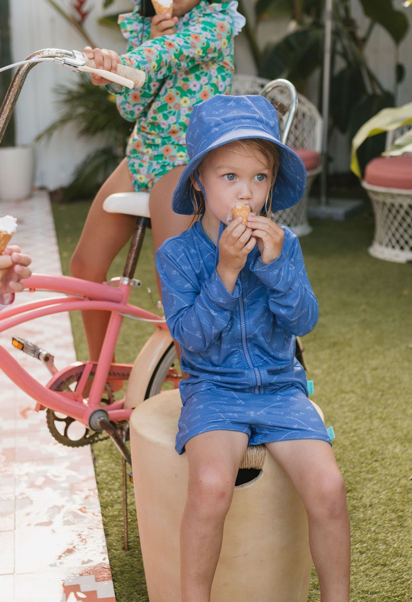 Swim Hat | Wide Brim - Gone Fishing