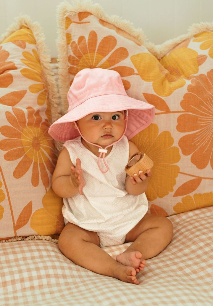 Hat | Wide Brim - Pink