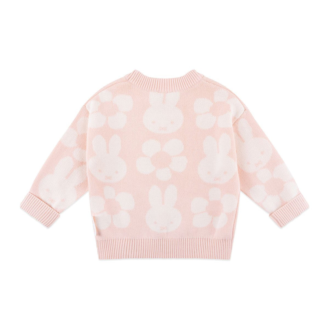 Jumper | Knit Jacquard - Miffy - Baby Pink